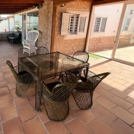 Villa Beachfront San Antonio With Private Heated Pool Bbq In The Heart Of By Amazzzing Travel Corralejo